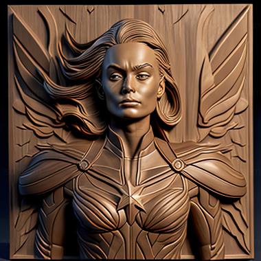 3D модель St Captain Marvel Marvel Universe (STL)